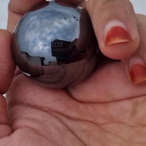 Hermosa BOLA DE moissanita de grado AAA de 38mm Colgante de Piedra facetada 8mm negro personalizable cuentas sueltas de Hip Hop 6mm 10mm - Product Image 2