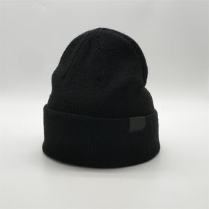 Ensemble de bonnets en tricot unisexe Glory Custom, bonnet en acrylique côtelé d'hiver avec revers plié, disponible en plusieurs couleurs unies - Product Image 4