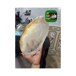 Plat de service traditionnel de luxe en gros Conception unique d'artisanat de nacre du Vietnam Technique polie - Product Image 6