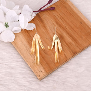 Lote al por Mayor de 25 Pares de Aretes de Botón de Latón Chapados en Oro Amarillo, Joyería de Moda de Diseño Moderno para Fiesta, Regalo Único - Product Image 4