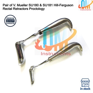 Hill-Ferguson Rectal Retractor 2 Pcs Small/Medium Solid Stainless Steel Orthopedic Surgical Instruments CE ISO Approved | OldMed - Product Image 3