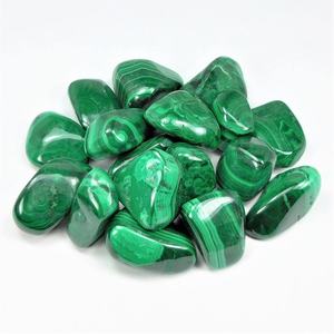 Wholesale Polished Malachite Tumbled Stone Natural Feng Shui Healing <b>Crystal</b> for Mascot <b>Crystal</b> <b>Crafts</b> Bulk Supply - Product Image 3