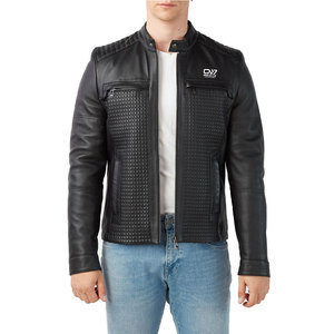 Custom Made <b>Collar</b> Design Fashion Leather <b>Jackets</b> / 2025 Design Your Own Logo Men Fashion Leather <b>Jackets</b> - Product Image 1