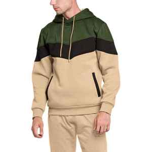 Men's Plus Size Solid Tracksuit with Modern Design Winter <b>Jacket</b> and Pants Combo 100% Cotton for Training <b>Workout</b> & Daily Wear - Product Image 6