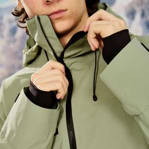 เสื้อกันฝนแบบใหม่ ผ้าสามชั้น ระบายอากาศได้ดี เป็นมิตรกับสิ่งแวดล้อม กันน้ำ สำหรับปีนเขา - Product Image 2