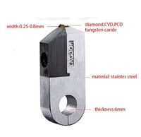 Couteau à facetter diamanté Posalux personnalisé 4 mm, outil de bijouterie avec matériaux MS et SS, modèle PT pour le polissage et la découpe de bijoux