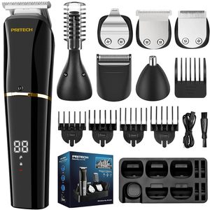 Kit de Afeitado Eléctrico Profesional Recargable, Recortadora de Barba Impermeable IPX7 con Alimentación USB, Ajustable para RV - Product Image 4