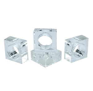 Servilleteros acrílicos dedo multicolor tamaño personalizado para bodas y transparente al mejor precio - Product Image 4