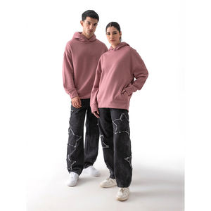 Sweat-shirt unisexe surdimensionné de qualité supérieure, en molleton épais, pull d'hiver, streetwear, logo personnalisé, OEM ODM, vente en gros de sweats-shirts - Product Image 1