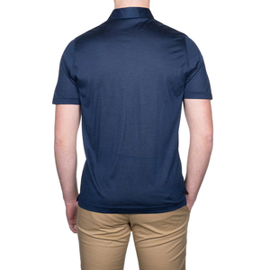 เสื้อโปโลสำหรับผู้ชายเสื้อกอล์ฟระบายอากาศปักตามสั่งผ้าโพลีเอสเตอร์สำหรับ100% - Product Image 3