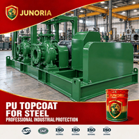 Cat Urethane Akrilik Cair untuk Pelapisan Baja Industri 2K Kilap Tinggi Keras untuk Pelapisan Pelindung Logam Dapat Disesuaikan