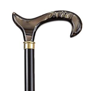 Canne de marche en corne de buffle écologique de qualité supérieure, fabriquée à la main, durable, rustique et moderne, objet d'art et de collection - Product Image 1