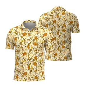 Best Custom <b>Men's</b> for <b>Polo</b> <b>Shirts</b> with Embroidered Logo Short Sleeve Golf Collar Breathable for Summer - Product Image 5