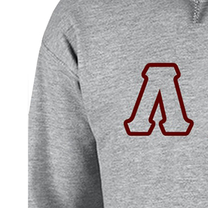 Sweat-shirt à capuche brodé personnalisé Vintage Washed Long Sweat-shirt pour homme de haute qualité 100% coton Pull-over à capuche gris pour homme - Product Image 6