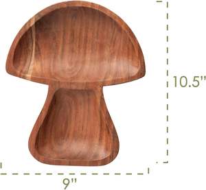 Assiettes en bois écologiques à compartiments, assiettes décoratives en bois, faciles à nettoyer, vaisselle de luxe pour un usage domestique, approvisionnement en gros - Product Image 5