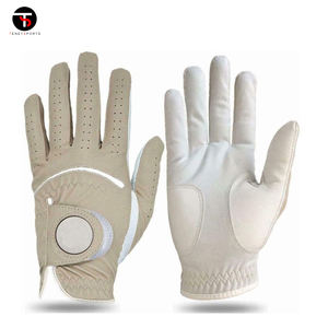 El mejor precio de fábrica para la calidad superior Logotipo personalizado Guantes de golf de cuero genuino para la mano izquierda para el uso deportivo - Product Image 4