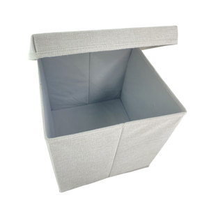 <b>Boxes</b> Fabric <b>Storage</b> Baskets With Rope Handles for Wardrobe Clothes <b>Collapsible</b> Large Fabric <b>Storage</b> Cube - Product Image 6