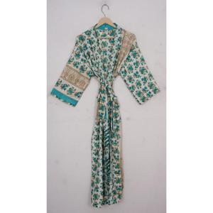 Couverture de bikini faite à la main Kimono femmes décontracté imprimé fleuri robe avec impression numérique lune de miel printemps-couverture pour Bikini - Product Image 4