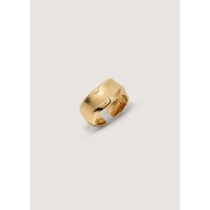 Celia Geometric Ear <b>Cuff</b>/Ring in 14k/18k Gold with Diamond Zircon Pearl Stone Trendy Wedding/Party/Gift Jewelry - Product Image 4