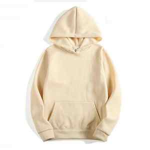 Wholesale Unisex Polyester Cotton Fleece Pullover Hoodies Manufacturer Custom Logo <b>Black</b> <b>Plain</b> Blank <b>Men</b> <b>Hoodie</b> Sweatshirts - Product Image 5