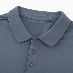 Camisetas Polo para Hombre de Último Diseño en Azul, 100% Algodón, Camisetas Polo de Alta Calidad, Color Sólido - Product Image 4