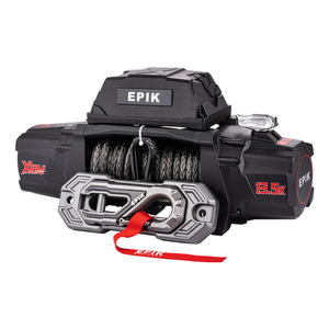 Cabrestante de recuperación con cuerda sintética y mandos a distancia 2 en 1-Cabrestante eléctrico impermeable IP68 de 12V para Jeep, SUV, camión y remolque - Product Image 1