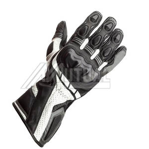 Heavy-Duty Durable <b>Knitted</b> Leather <b>Gloves</b> for Motorbike Sports Breathable with Touch Screen Feature Safety Protection - Product Image 5