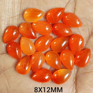 Natürliche Karneol Birnen form Glatter Cabochon Für Schmuck herstellung Alle Größen Erstellen Sie DIY Edelsteins chmuck Juni Birth stone Armband - Product Image 6