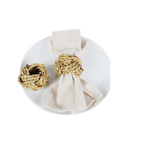 Cher et concepteur macramé porte-serviettes luxe qualité bas prix propre finition rond de serviette pour décoration de Table à manger - Product Image 3