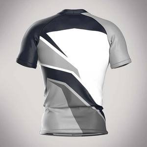T-shirt de compression BJJ Jiu-Jitsu No Gi Rash Guard Bande antidérapante en silicone pour BJJ et vêtements de sport - Product Image 3