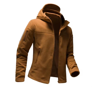 Sudadera con Capucha de Forro Polar Térmico de Alta Calidad, Resistente al Viento, Transpirable y Ecológica para Hombre, Ideal para Exteriores y Uso Urbano - Product Image 3