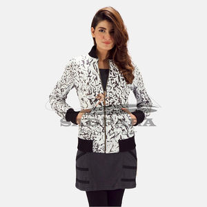 Chaquetas atrevidas para mujer, piel de oveja ligera, manga larga, logotipo personalizado, ropa de calle de moda, ropa transpirable - Product Image 2