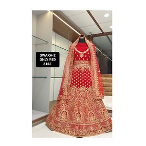 La mayoría de la venta de ropa y accesorios Lehenga Choli con bordado pesado para el suministro mundial de la India - Product Image 2