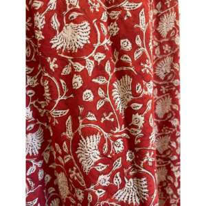 Pantalones Harem de Cintura Alta para Mujer, Diseño Floral SIENNA, Decoración con Borlas, Cintura Elástica, Transpirables, Estilo Cargo de Algodón - Product Image 3