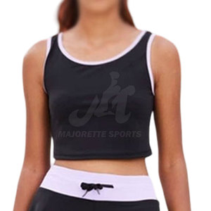 Haut de danse Cheer Shell en tissu athlétique léger, conçu pour l'entraînement et la scène, design respirant - Product Image 2
