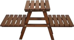 Top Selling Wooden Shelf Plant <b>Stand</b> in Wholesale Price For Home Garden Balcony Decoration Outdoor - Product Image 2
