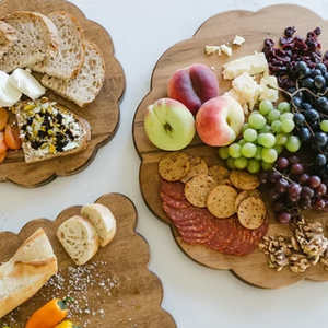 ถาดเสิร์ฟไม้ทรงหอยเชลล์สำหรับตกแต่งเครื่องครัวสินค้าจากเวียดนามถาดไม้ - Product Image 5