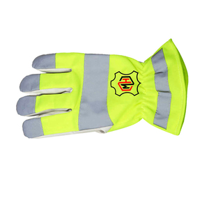 Gants de travail de qualité supérieure pour chauffeur, haute visibilité, non doublés, pointes fluorescentes, doublure douce, fonctions anti-coupure et antidérapantes, en cuir - Product Image 3