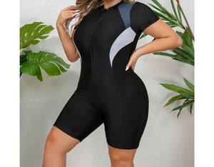 Vêtements de sport pour femmes personnalisables 2022 à manches longues Rash Guard maillot de bain solide imprimé motif une grande taille maillots de bain - Product Image 6