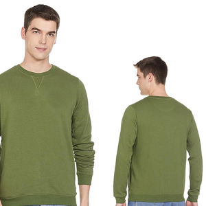 Sudaderas con capucha para hombre de la mejor calidad, cuello redondo largo personalizado, temporada de invierno, patrón sólido, poliéster/algodón, forro polar suministrado por OEM - Product Image 5