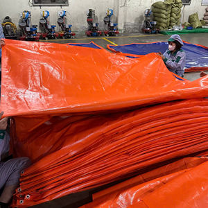 Bâche bleue de bâche de PE de poids léger imperméable poly, durable, imperméable - Product Image 2