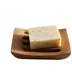 Porte-savon en bois naturel de style moderne avec un élégant support de rangement pour l'organisation de la salle de bain et de la douche pour les hôtels - Product Image 6