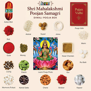 Paquete Premium Ecológico de Artículos Esenciales Aromatizados para Pooja, para Todas las Grandes Ceremonias y Prácticas Espirituales Hindúes - Product Image 5