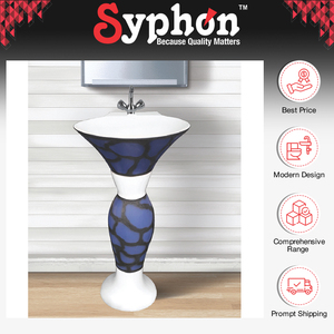 Lavabo en céramique au design élégant, le plus vendu, pour salle de bain de luxe, provenant du premier exportateur indien - Product Image 2