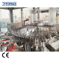 Automatische 40-40-12 sapvulmachine 3-in-1 hoogcapaciteits fruit sap afvulinstallatie spoel-, vul- en afsluitmachine