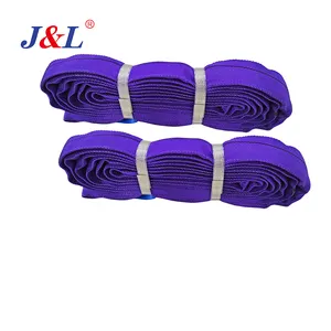 Juli Polyester Vòng Sling Cho Nâng Với Tay Áo Đôi Lớp Đơn Lớp 40Mm Chiều Rộng 1ton 2M OEM Odm