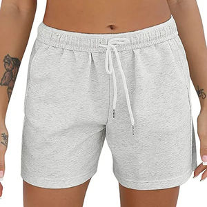 Nuevos pantalones cortos para mujer para ropa deportiva de verano que son transpirables hechos de lana de algodón 100% para ropa informal pantalones cortos de yoga Casuales - Product Image 5