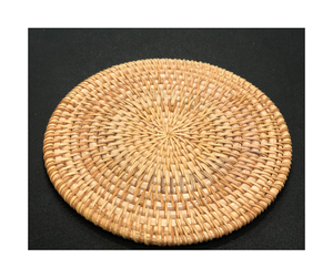 Set de table en rotin fabriqué à la main prix d'usine pour les grossistes-Set de table en rotin durable et résistant à la chaleur parfait pour assiette à manger - Product Image 6