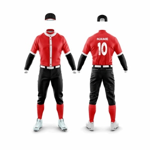 Uniforme de béisbol unisex más vendido con logotipo personalizado Uniforme de equipo transpirable Impresión de logotipo personalizado - Product Image 3