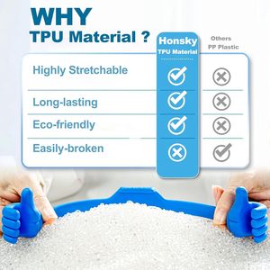 Supporto per cellulare regolabile Honsky graziosi pollici pigri flessibili universali per regalo di calze - Product Image 3